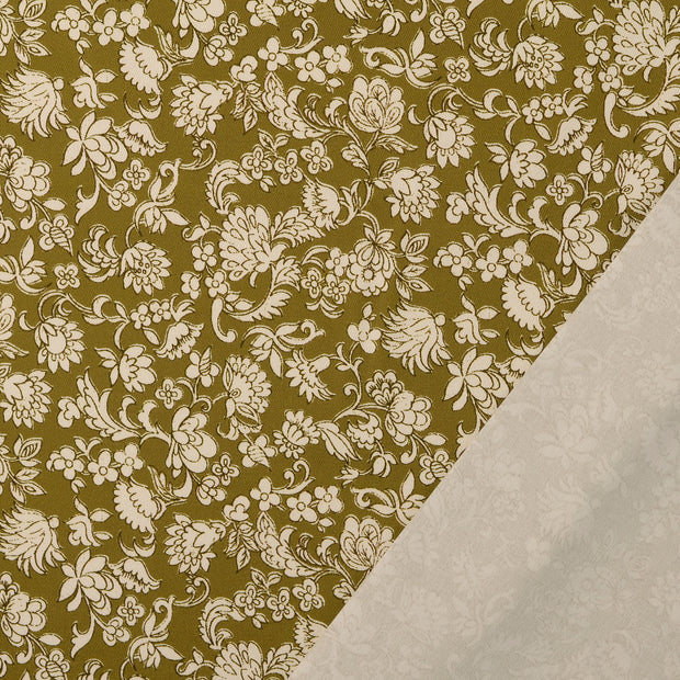 Twill fabric Green digital printed 