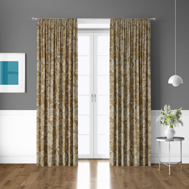 Aspect Lin tissu Camel mat 