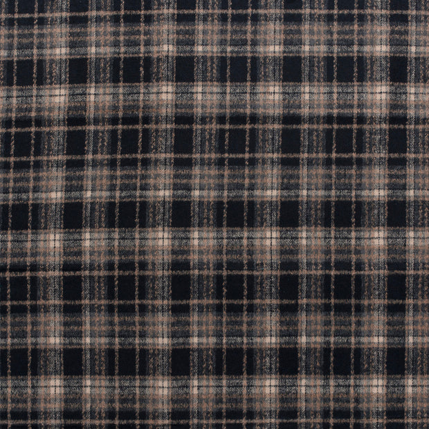 Jacquard fabric Navy texturized 