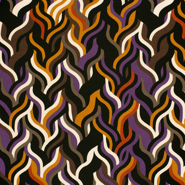 Sergé de Viscose tissu Camel mat 