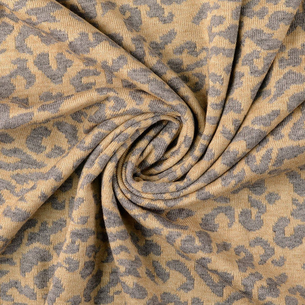 Heavy Knit fabric Grey 