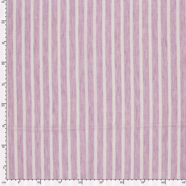 Woven Polyester tela Rayas Lila