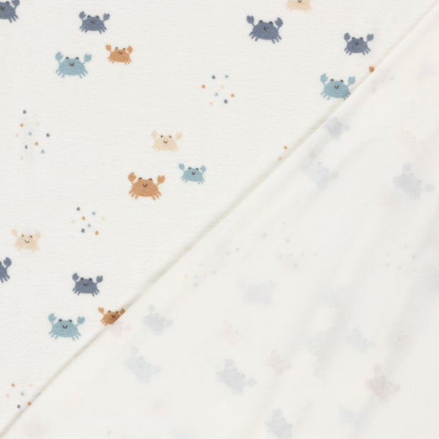 Rizo Stretch tela Cangrejos estampado 