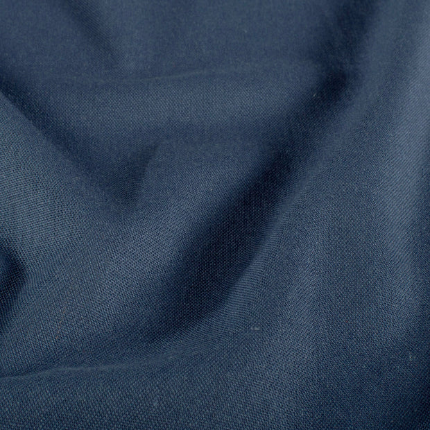 Woven Viscose Linen fabric Unicolour Indigo