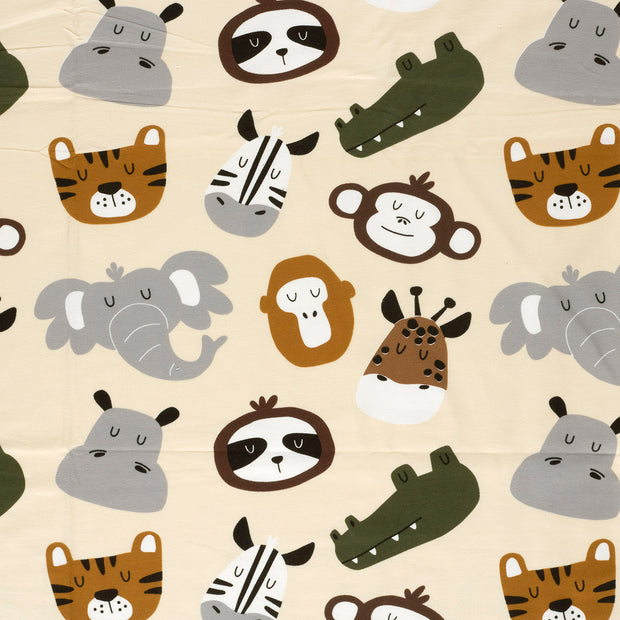 French Terry fabric Beige matte 