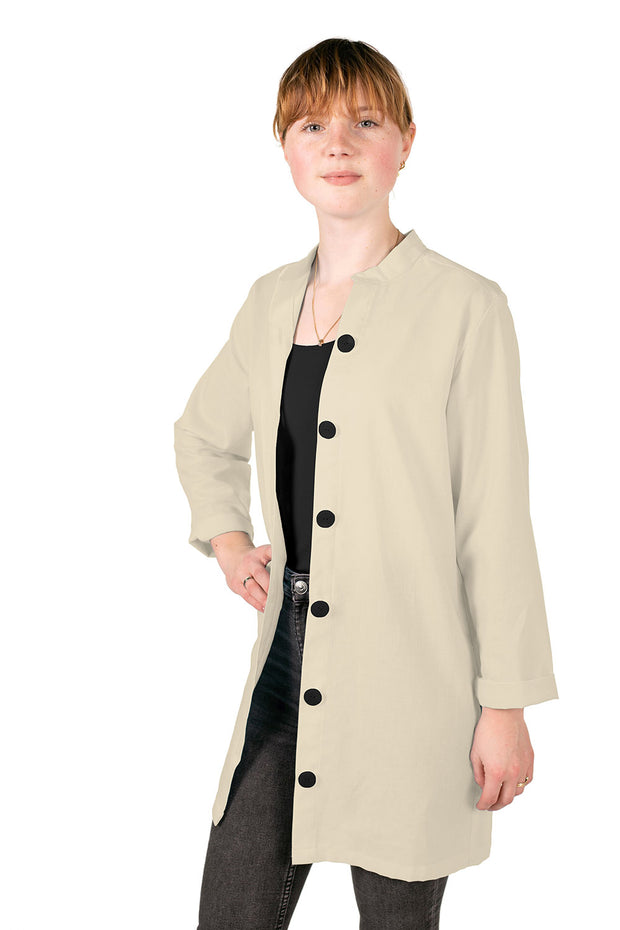 Cretonne fabric Unicolour Off White