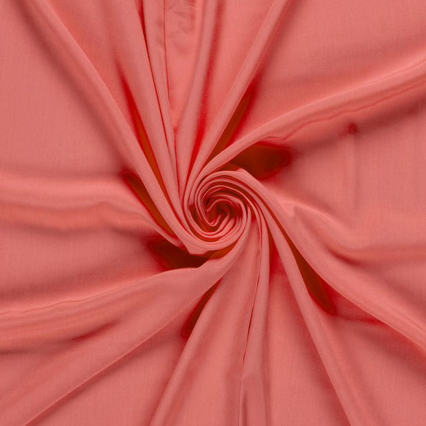 Viscose Poplin fabric Coral 