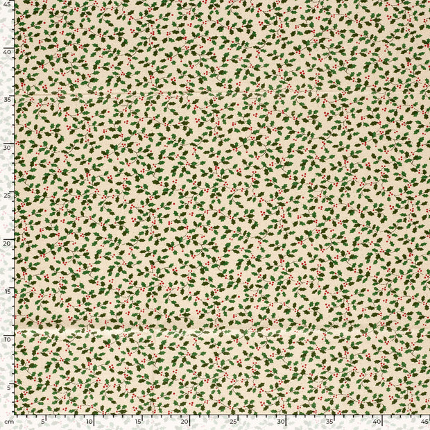 Canvas fabrik Weihnachten Wollweiß