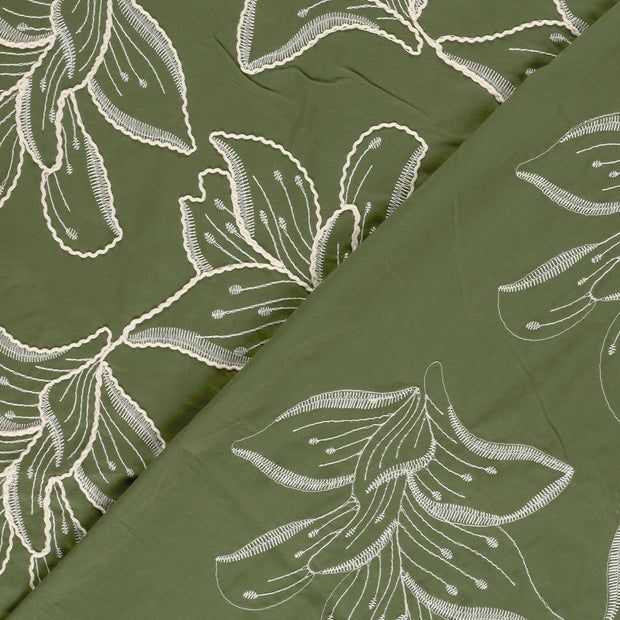 Voile fabric Flowers 