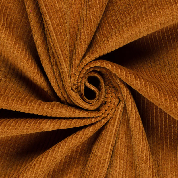Corduroy 4.5w fabric Unicolour Caramel