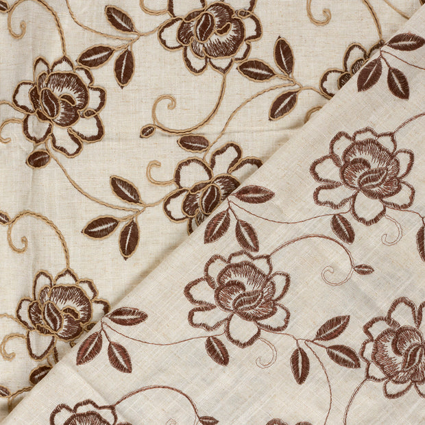  fabric Flowers embroidered 