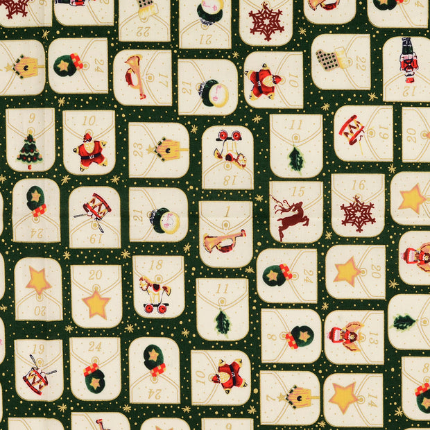 fabric Christmas Dark Green