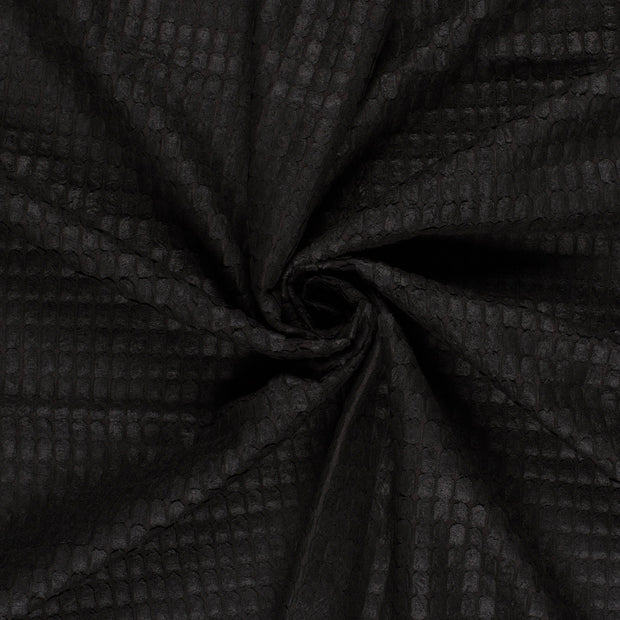 Jacquard tissu Noir 