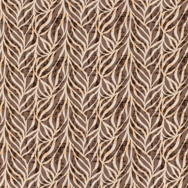 Geweven Katoen Viscose stof Taupe grijs mat 