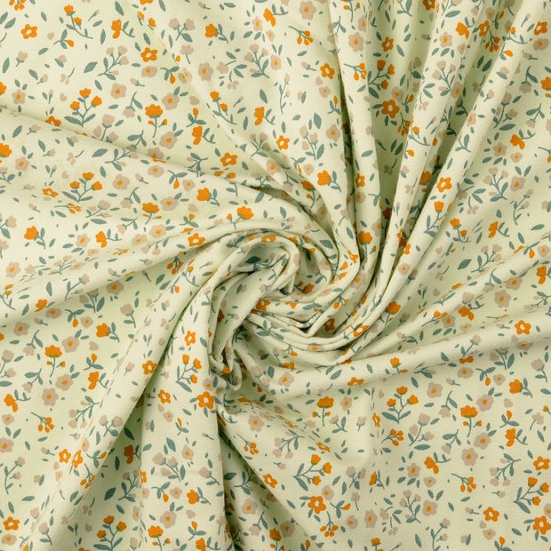 Rib Jersey fabric Yellow 