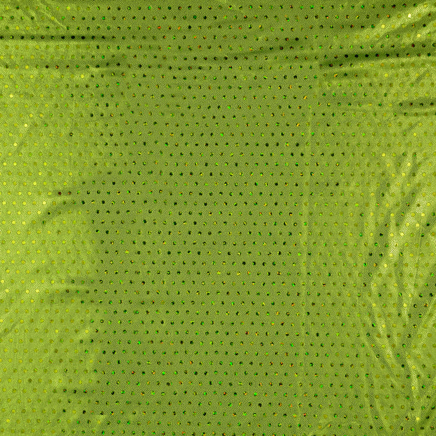 Polyester Jersey tela Manzana verde 
