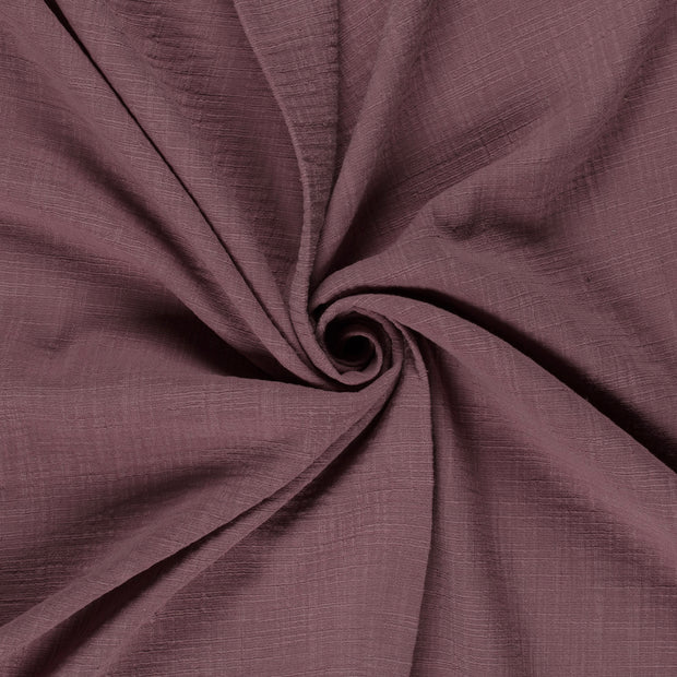 Muselina tela Mauve slub 