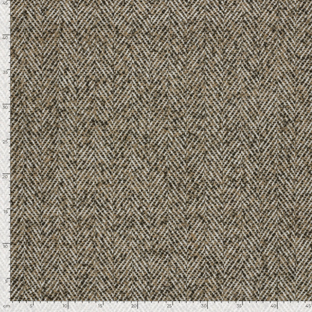 Jacquard stof Effen Camel
