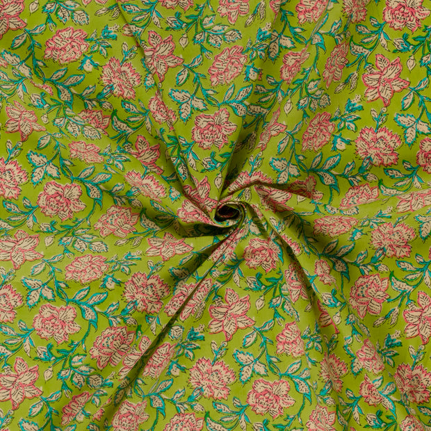 Voile tela Verde lima 