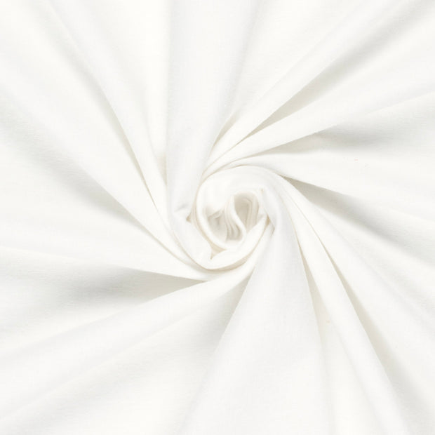 Flannel fabric Unicolour Off White