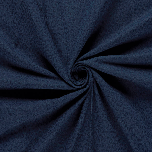 Jeans tissu Indigo imprimé 