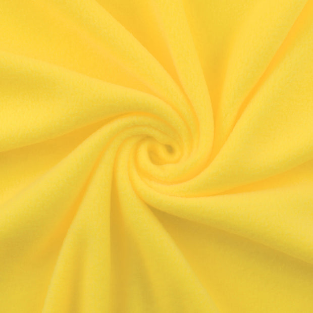 Polar Fleece fabric Yellow soft 