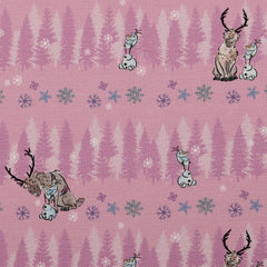 Cotton Jersey digital printed Pink