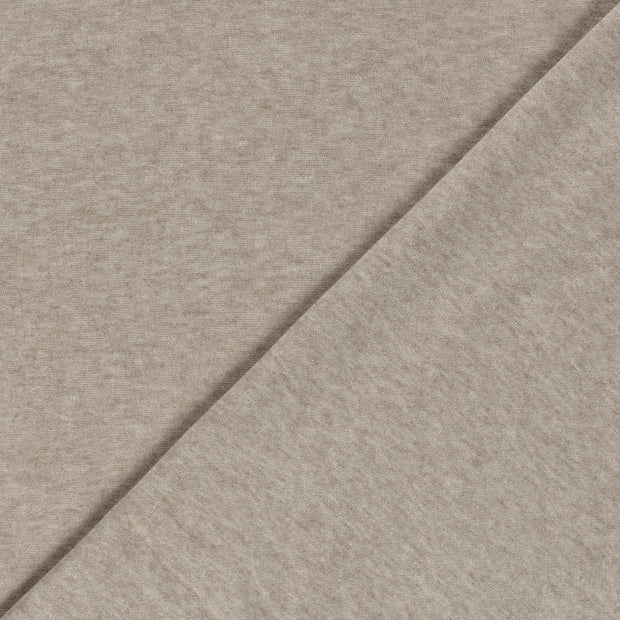 Heavy Knit fabric Melange brushed 