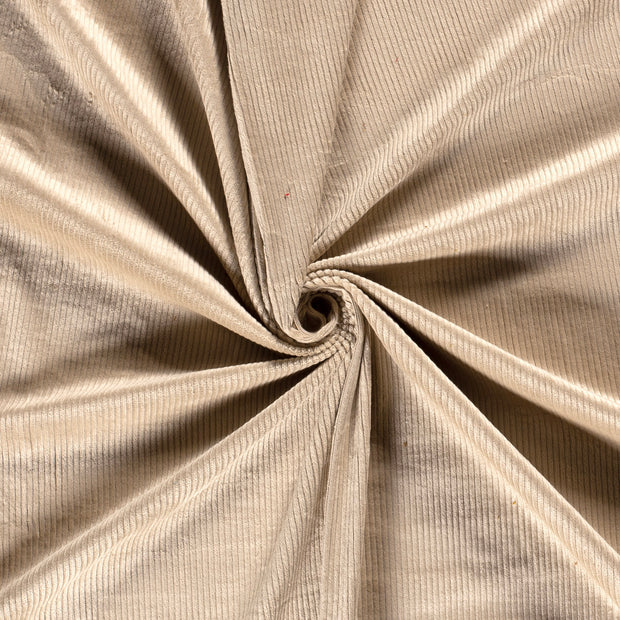 Jumbo Corduroy Stretch 6w tela Beis 