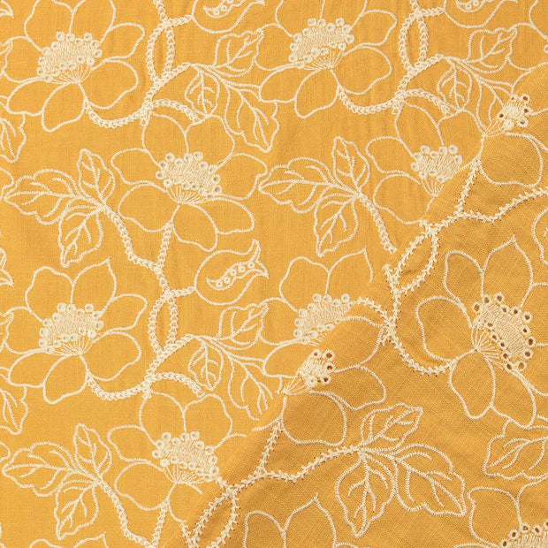  fabric Beige embroidered 