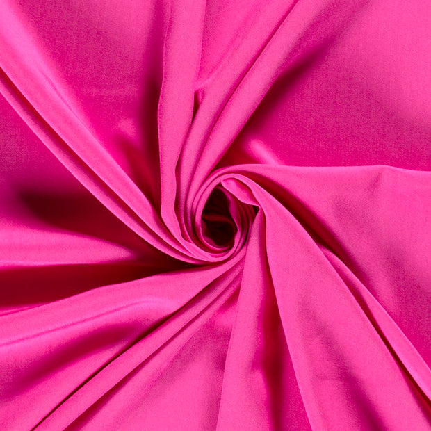 Bambou Poplin tissu Unicolore Fuchsia