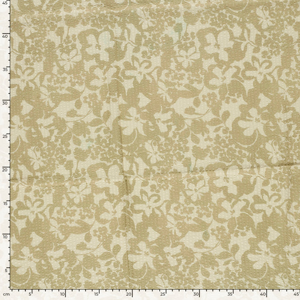  fabric Flowers Camel