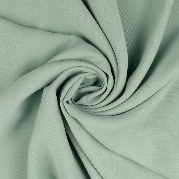 Viscose Poplin fabrik Hellgrün Tencel Finish 