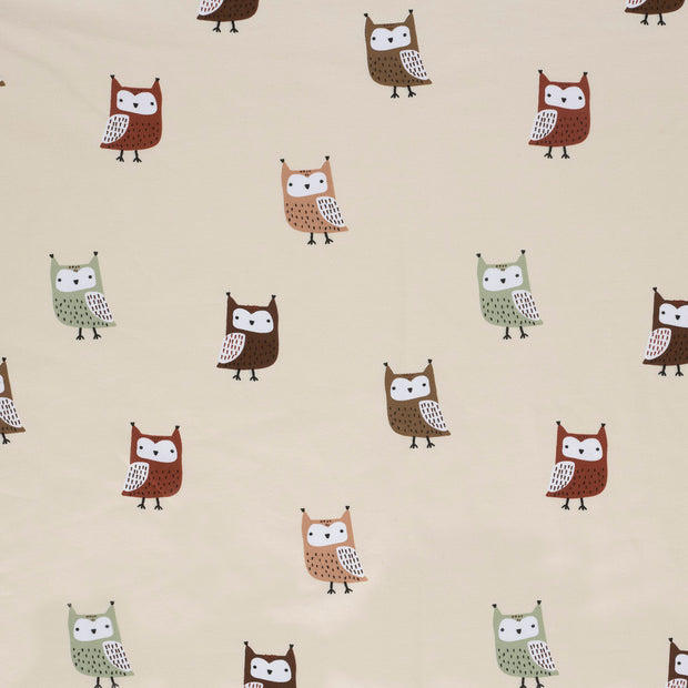French Terry fabric Beige matte 