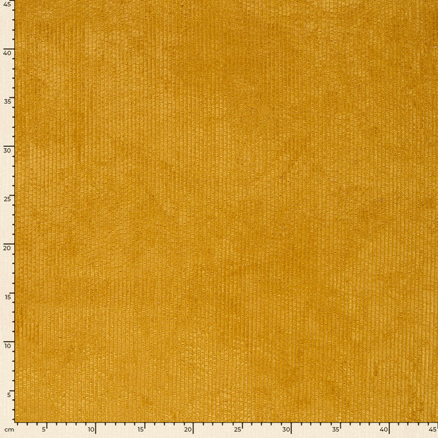Corduroy 4.5w fabric Unicolour Oker
