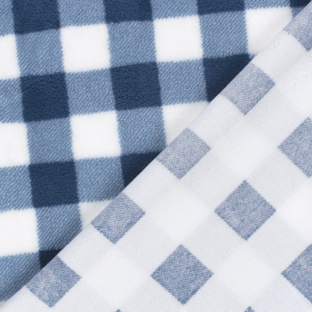 Sherpa Fleece fabric Squares printed 