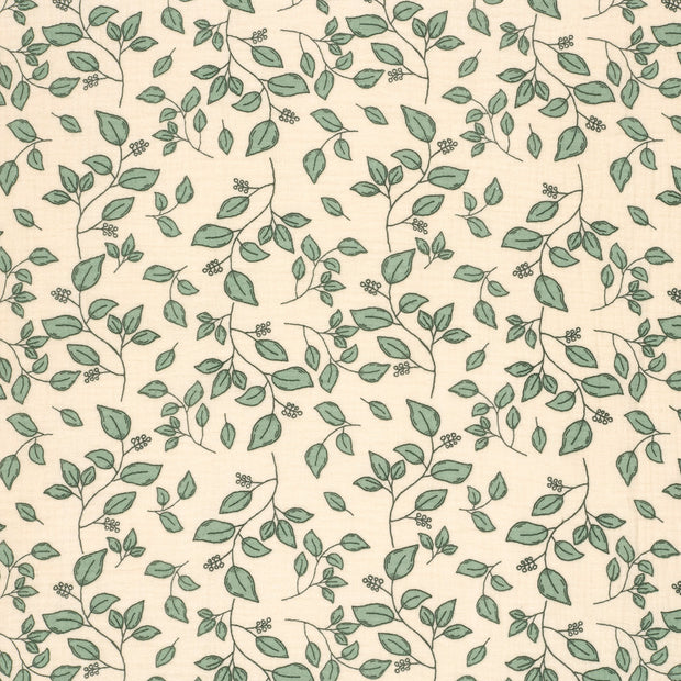 Double gaze tissu Beige mat 