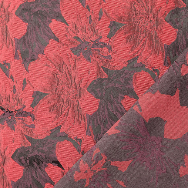 Jacquard stof Bordeaux jacquard 