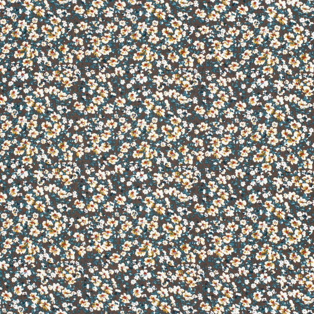 Borken Crepe fabric Taupe Grey matte 