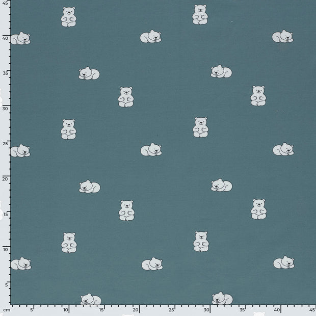 Jersey fabric Indigo