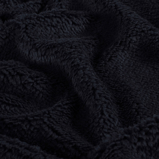 Sherpa Fleece fabrik Uni Marine