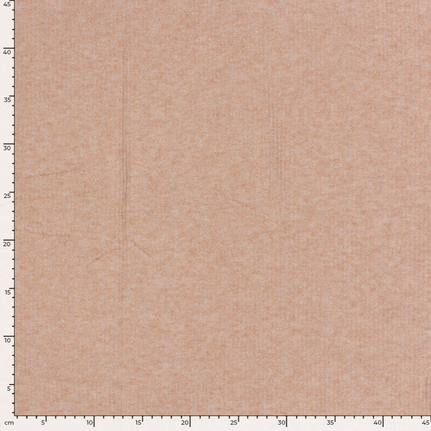 Rib Jersey tissu Unicolore Rose