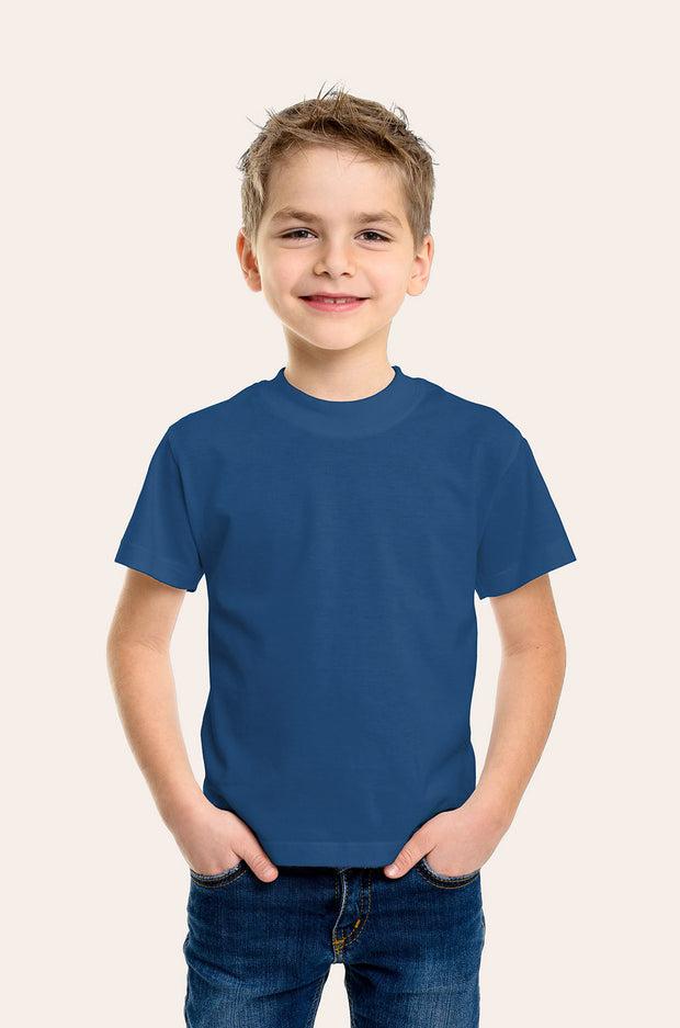 Jersey stof Effen Indigo