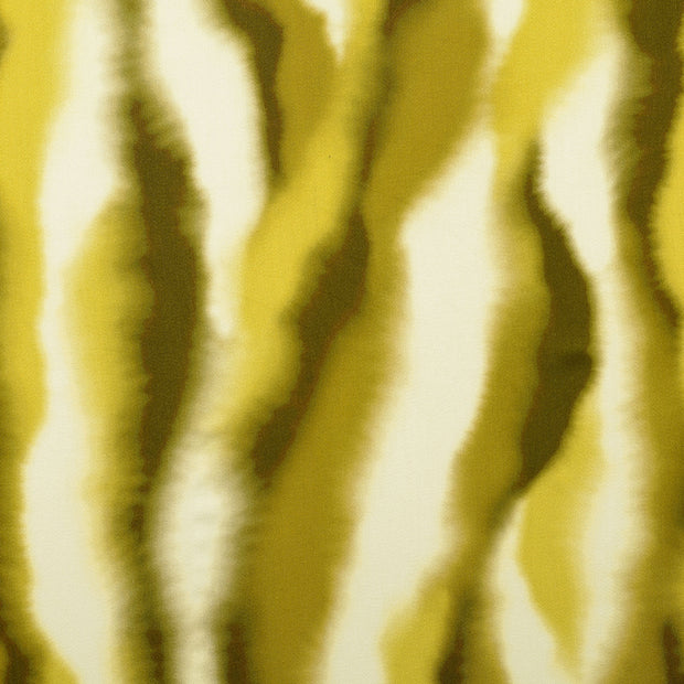Viscose Satin fabric Batik Olive Green