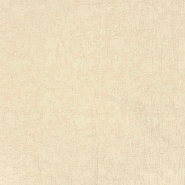 Coton Lin en Chaine et Trame tissu Beige mat 