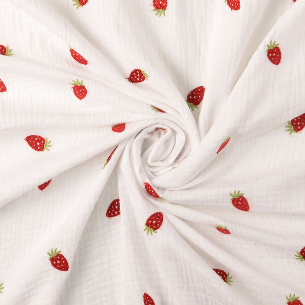 Muslin fabric White 