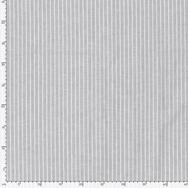 Chambré tissu rayures Gris clair