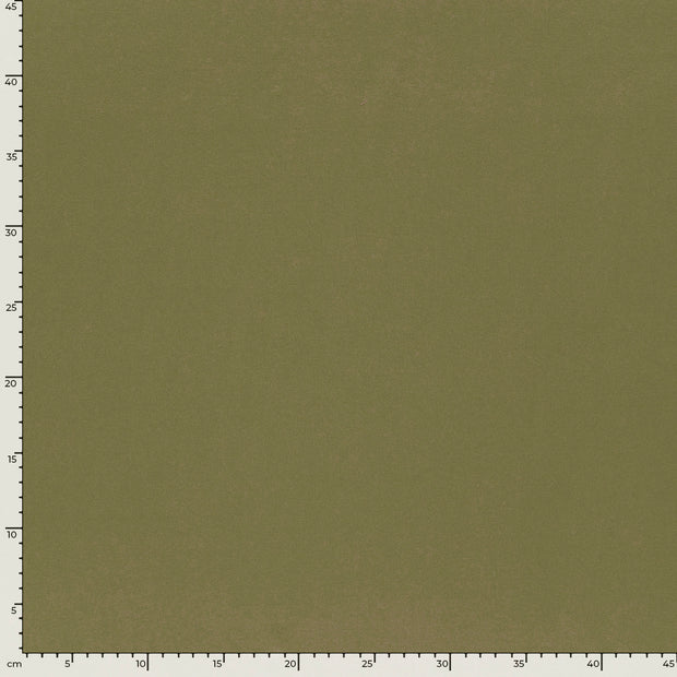 Viscose Jersey fabrik Uni Khaki-Grün