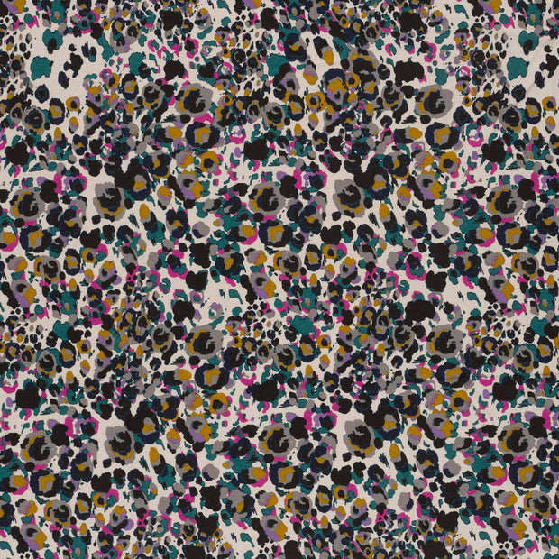 Viscose Vortex Jersey fabric Magenta matte 