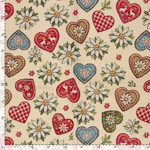 Gobelin stof Bergen Beige
